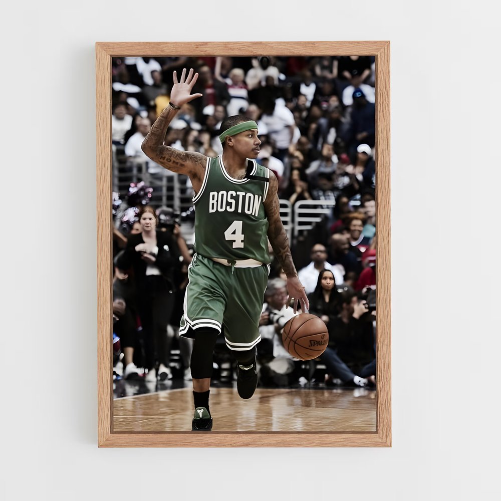 Poster Isiah en Action – affiche Basketball (vue 4)